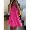 imageSOLY HUX Womens Halter Neck Sleeveless Bow Tie Backless Flowy Mini Dress Beach Vacation ClothesHot Pink