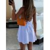 imageSOLY HUX Womens Halter Neck Sleeveless Bow Tie Backless Flowy Mini Dress Beach Vacation ClothesLight Blue