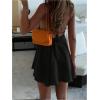imageSOLY HUX Womens Halter Neck Sleeveless Bow Tie Backless Flowy Mini Dress Beach Vacation ClothesSolid Black