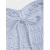 imageSOLY HUX Womens Peplum Halter Crop Tops Y2K Drawstring Tie Ruched Dressy Casual Spaghetti Strap Cami TopLight Blue
