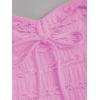 imageSOLY HUX Womens Peplum Halter Crop Tops Y2K Drawstring Tie Ruched Dressy Casual Spaghetti Strap Cami TopLight Pink