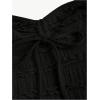 imageSOLY HUX Womens Peplum Halter Crop Tops Y2K Drawstring Tie Ruched Dressy Casual Spaghetti Strap Cami TopPure Black