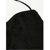imageSOLY HUX Womens Peplum Halter Crop Tops Y2K Drawstring Tie Ruched Dressy Casual Spaghetti Strap Cami TopPure Black
