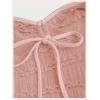 imageSOLY HUX Womens Peplum Halter Crop Tops Y2K Drawstring Tie Ruched Dressy Casual Spaghetti Strap Cami TopPure Pink
