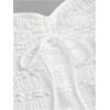 imageSOLY HUX Womens Peplum Halter Crop Tops Y2K Drawstring Tie Ruched Dressy Casual Spaghetti Strap Cami TopWhite