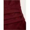 imageSOLY HUX Womens Summer Mini Dresses Off The Shoulder Ruched Bodycon Graduation Dress Sexy Going Out Party Club OutfitsDark Red