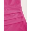 imageSOLY HUX Womens Summer Mini Dresses Off The Shoulder Ruched Bodycon Graduation Dress Sexy Going Out Party Club OutfitsHot Pink