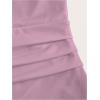 imageSOLY HUX Womens Summer Mini Dresses Off The Shoulder Ruched Bodycon Graduation Dress Sexy Going Out Party Club OutfitsPlain Pink