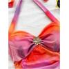 imageSOLY HUX Womens V Neck Halter Tops Open Back Y2k Ruched Floral Metal Summer Going Out Cami TopsRed Multi