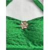 imageSOLY HUX Womens V Neck Halter Tops Open Back Y2k Ruched Floral Metal Summer Going Out Cami TopsSolid Green