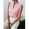imageSOLY HUX Womens Work Outfits V Neck Sleeveless Blouses Summer Casual Tank Tops Business Office Dressy Striped ShirtsRed and White