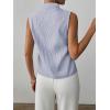 imageSOLY HUX Womens Work Outfits V Neck Sleeveless Blouses Summer Casual Tank Tops Business Office Dressy Striped ShirtsRoyal Blue Striped