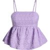 Plain Purple Jacquard