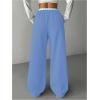 imageSOLY HUX Girls Drawstring Waist Baggy Sweatpants Wide Leg Casual Loose Long PantsLight Blue