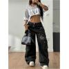 imageSOLY HUX Jersey Shirts for Women Y2k Crop Tops Streetwear Sportswear Short Sleeve TShirt Cute Football Jersey TopSilver 07