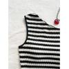 imageSOLY HUX Womens 2 Piece Striped Off The Shoulder Crop Tops and Mini Shorts Set Summer Y2K Going Out OutfitsBlack Striped