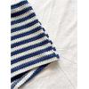 imageSOLY HUX Womens 2 Piece Striped Off The Shoulder Crop Tops and Mini Shorts Set Summer Y2K Going Out OutfitsBlue and White Striped