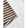 imageSOLY HUX Womens 2 Piece Striped Off The Shoulder Crop Tops and Mini Shorts Set Summer Y2K Going Out OutfitsBrown Striped