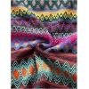 imageSOLY HUX Womens 2 Piece Striped Off The Shoulder Crop Tops and Mini Shorts Set Summer Y2K Going Out OutfitsMulticolor Chevron
