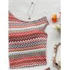 imageSOLY HUX Womens 2 Piece Striped Off The Shoulder Crop Tops and Mini Shorts Set Summer Y2K Going Out OutfitsMulticoloured Chevron