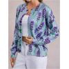imageSOLY HUX Womens Floral Print Button Down Cardigan Sweater Lightweight Cozy Fall Outfits Trendy 2025Lavender Print