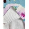 imageSOLY HUX Womens Floral Print Button Down Cardigan Sweater Lightweight Cozy Fall Outfits Trendy 2025Light Blue Flowers