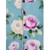 imageSOLY HUX Womens Floral Print Button Down Cardigan Sweater Lightweight Cozy Fall Outfits Trendy 2025Light Blue Flowers