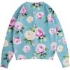imageSOLY HUX Womens Floral Print Button Down Cardigan Sweater Lightweight Cozy Fall Outfits Trendy 2025Light Blue Flowers