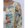 imageSOLY HUX Womens Floral Print Button Down Cardigan Sweater Lightweight Cozy Fall Outfits Trendy 2025Mint Green Floral
