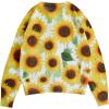 imageSOLY HUX Womens Floral Print Button Down Cardigan Sweater Lightweight Cozy Fall Outfits Trendy 2025Sunflower Print