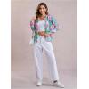 imageSOLY HUX Womens Floral Print Button Down Cardigan Sweater Lightweight Cozy Fall Outfits Trendy 2025Tulips Print