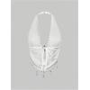 imageSOLY HUX Womens Gothic Grunge PU Leather Sparkly Halter Crop Top Y2k Deep V Neck Vest Rave OutfitsSolid White