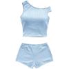 Pure Light Blue Textured