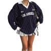 Dark Blue Striped