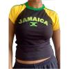 imageSOLY HUX Womens Y2k Mexico Graphic Tees Short Sleeve Letter Print Color Block Crop Tops T ShirtMulticoloured Letter