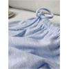 imageSOLY HUX Womens Drawstring Waist Shorts Button Elastic Low Rise Casual Summer ShortsPlain Blue