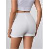 imageSOLY HUX Womens High Waisted Skinny Biker Shorts Workout Athletic ClothingPure White