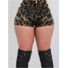imageSOLY HUX Womens Leopard Print Mini Shorts High Waisted Y2k Streetwear Booty ShortsKhaki Leopard
