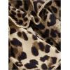 imageSOLY HUX Womens Plus Size Ruffle Bloomers Shorts Y2k Leopard Layered Lolita Pumpkin Bottoms Mini ShortsMulticoloured Leopard
