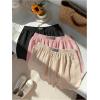 imageSOLY HUX Womens Summer Shorts 3 Packs Elastic Waist Wide Leg Casual Cotton Shorts SetsBlack Beige Pink
