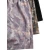 imageSOLY HUX Womens Summer Shorts 3 Packs Elastic Waist Wide Leg Casual Cotton Shorts SetsBlack Grey Camo