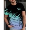 imageSOLY HUX Mens T Shirts Color Block Graphic Tees Crew Neck Short Sleeve Casual Summer TopsMulti Letter