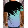 imageSOLY HUX Mens T Shirts Color Block Graphic Tees Crew Neck Short Sleeve Casual Summer TopsMulti Letter
