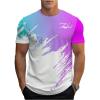 imageSOLY HUX Mens T Shirts Color Block Graphic Tees Crew Neck Short Sleeve Casual Summer TopsWhite and Purple