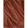 imageSOLY HUX Womens Layered Ruffle Hem Dress Sleeveless Ruched Asymmetrical Long Party DressesPlain Mocha Brown