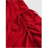 imageSOLY HUX Womens Layered Ruffle Hem Dress Sleeveless Ruched Asymmetrical Long Party DressesPlain Red