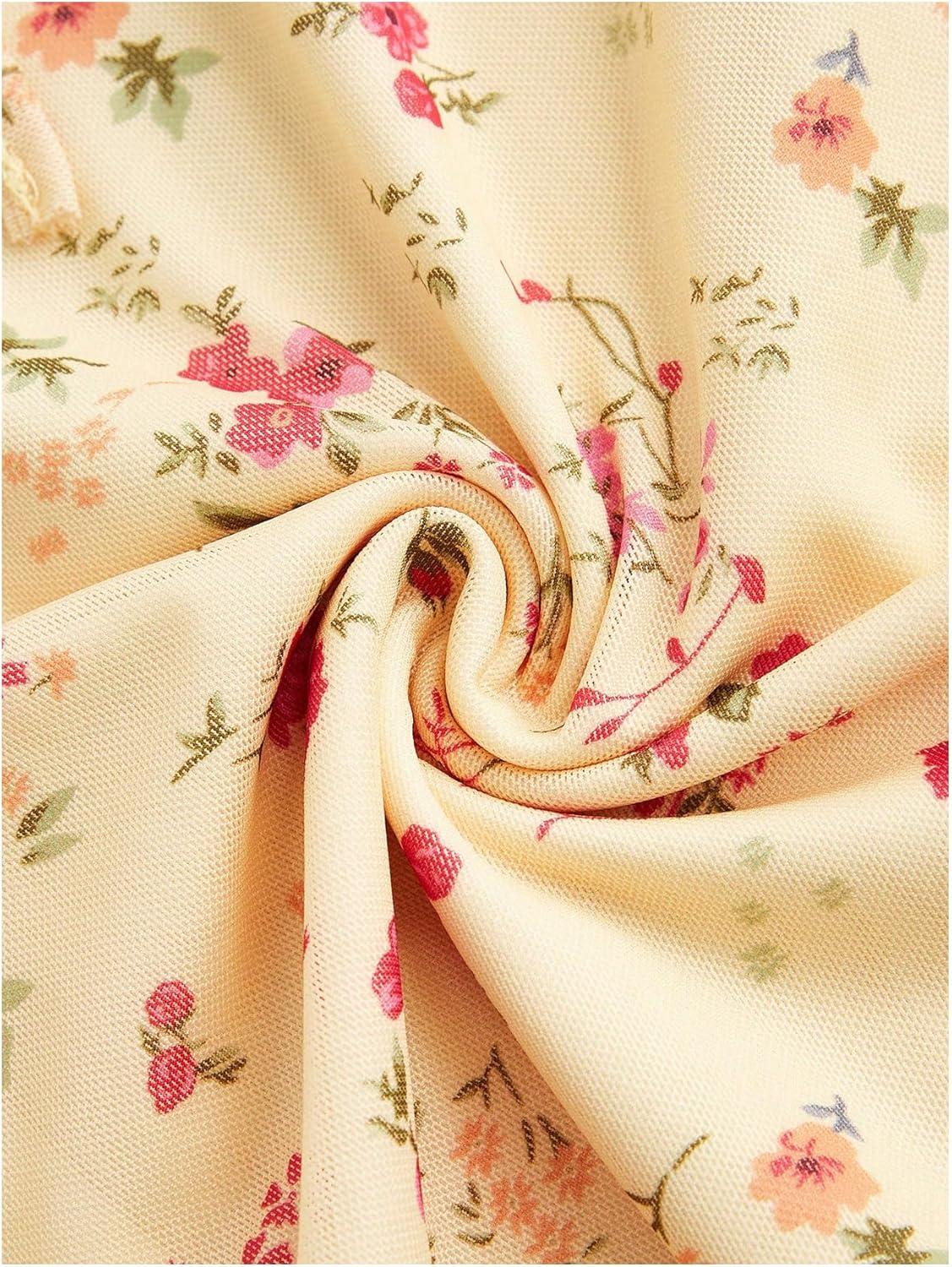 imageSOLY HUX Womens Vintage Floral Dress Summer Cap Sleeve Mini Dresses Going Out Beach Short DressYellow Floral