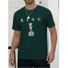 imageSOLY HUX Mens Graphic Tees Crew Neck T Shirts Short Sleeve TShirts Casual Summer StreetwearDark Green Graphic