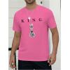 imageSOLY HUX Mens Graphic Tees Crew Neck T Shirts Short Sleeve TShirts Casual Summer StreetwearLight Pink Graphic