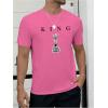 imageSOLY HUX Mens Graphic Tees Crew Neck T Shirts Short Sleeve TShirts Casual Summer StreetwearLight Pink Graphic